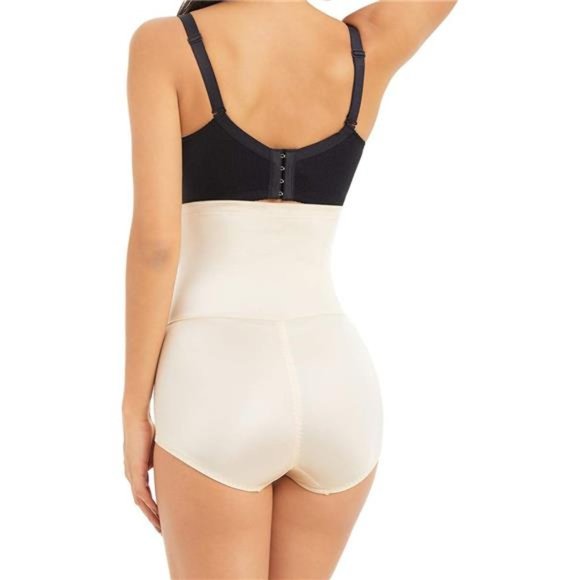 WOMEN's Hi-Waist Tummy Control Shapewear Beige - Picture 4 of 5